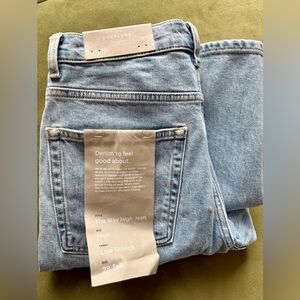 Everlane Women's High-Rise Light Blue Jeans